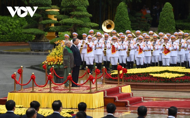 Le don trong the Tong thong Timor Leste tham cap Nha nuoc toi Viet Nam