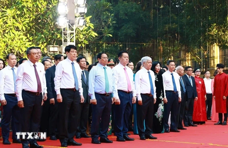 Thu tuong Pham Minh Chinh du Ngay hoi van hoa vi hoa binh tai Ha Noi-Hinh-2