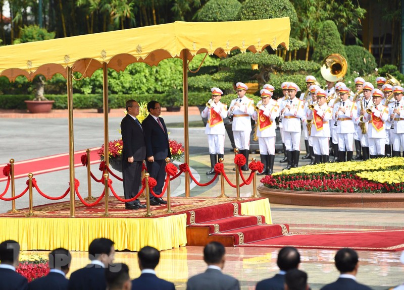 Thu tuong Pham Minh Chinh chu tri le don chinh thuc Thu tuong Trung Quoc Ly Cuong-Hinh-7