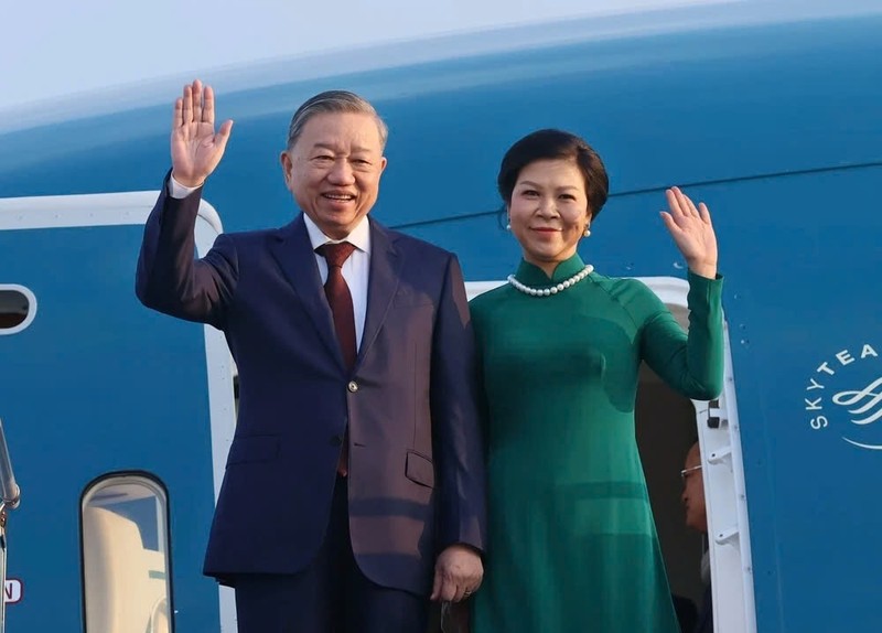 Tổng Bí thư Tô Lâm lên đường thăm cấp Nhà nước Cộng hòa Kazakhstan Tong Bi thu To Lam len duong tham cap Nha nuoc Cong hoa Kazakhstan