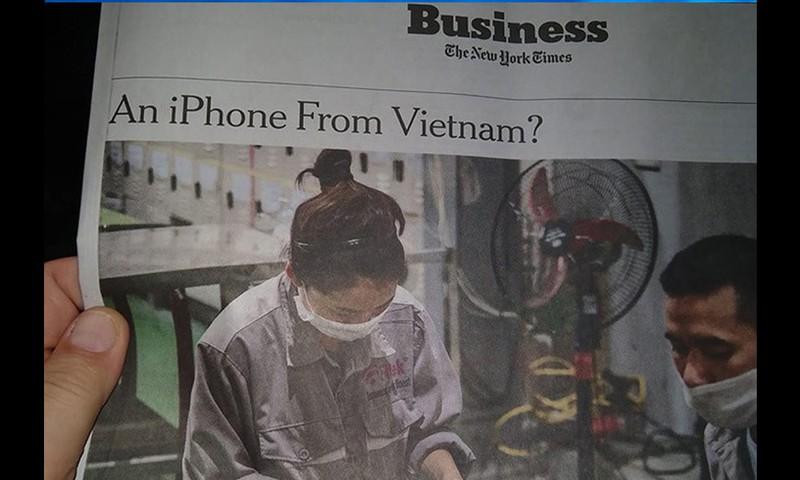 Apple chuyen nha may san xuat iPhone sang Viet Nam?