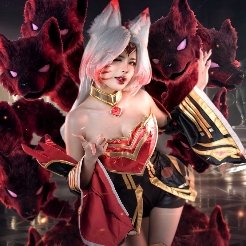 Nu than Mai Dora lang game LMHT tung anh cosplay tuong nu goi cam-Hinh-3