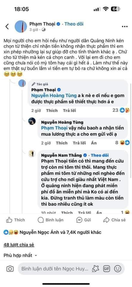 Pham Thoai che nguoi dan Quang Ninh “ken ca chon canh“