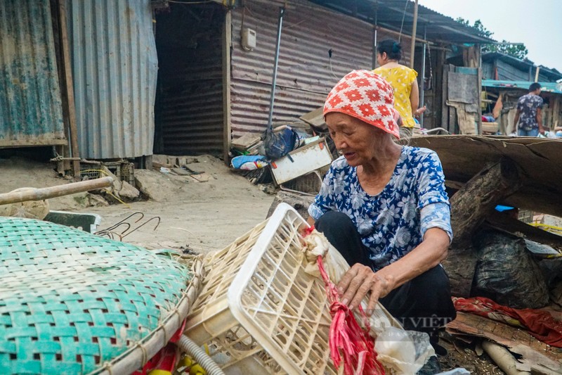 Khu vuc ven song Hong tai Ha Noi sau khi nuoc lu di qua-Hinh-2