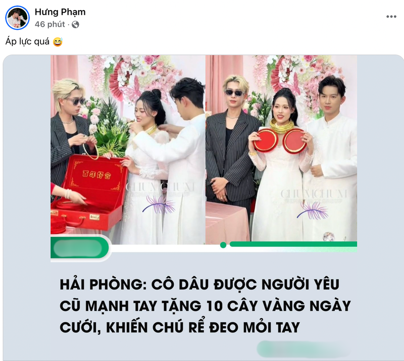 Xon xao dam cuoi co dau duoc nguoi yeu cu trao 10 cay vang-Hinh-3