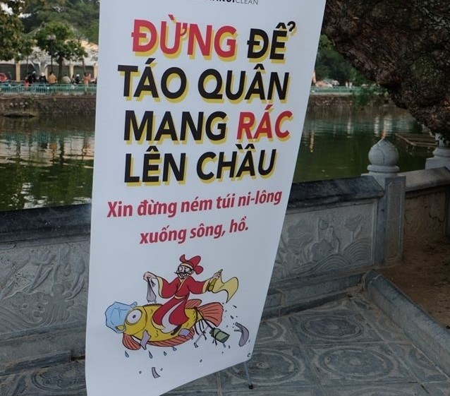 Gioi tre lan toa thong diep “tha ca dung tha tui nilon“