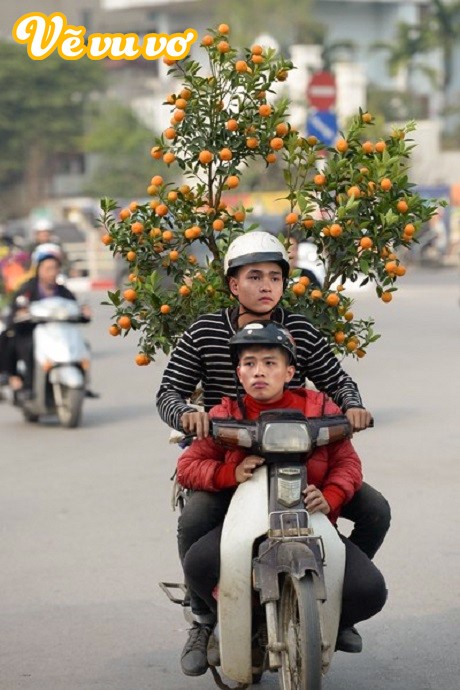 Khong nhin noi cuoi voi anh che dan cau thu ve que an Tet