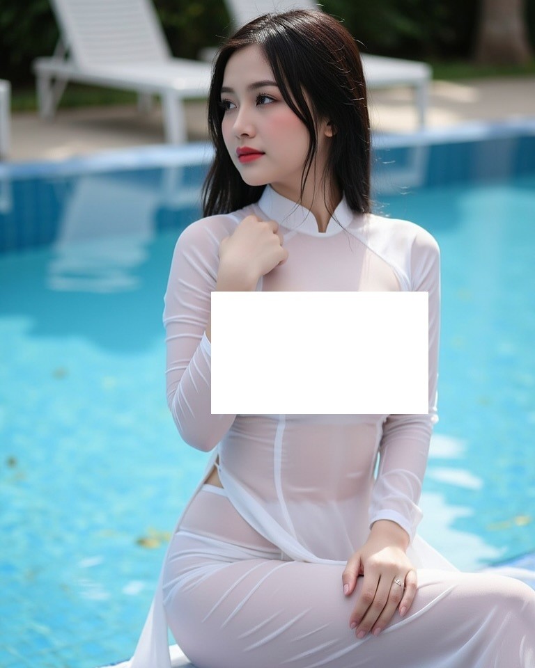 Su that hinh anh co gai mac ao dai ben ho boi phan cam-Hinh-4