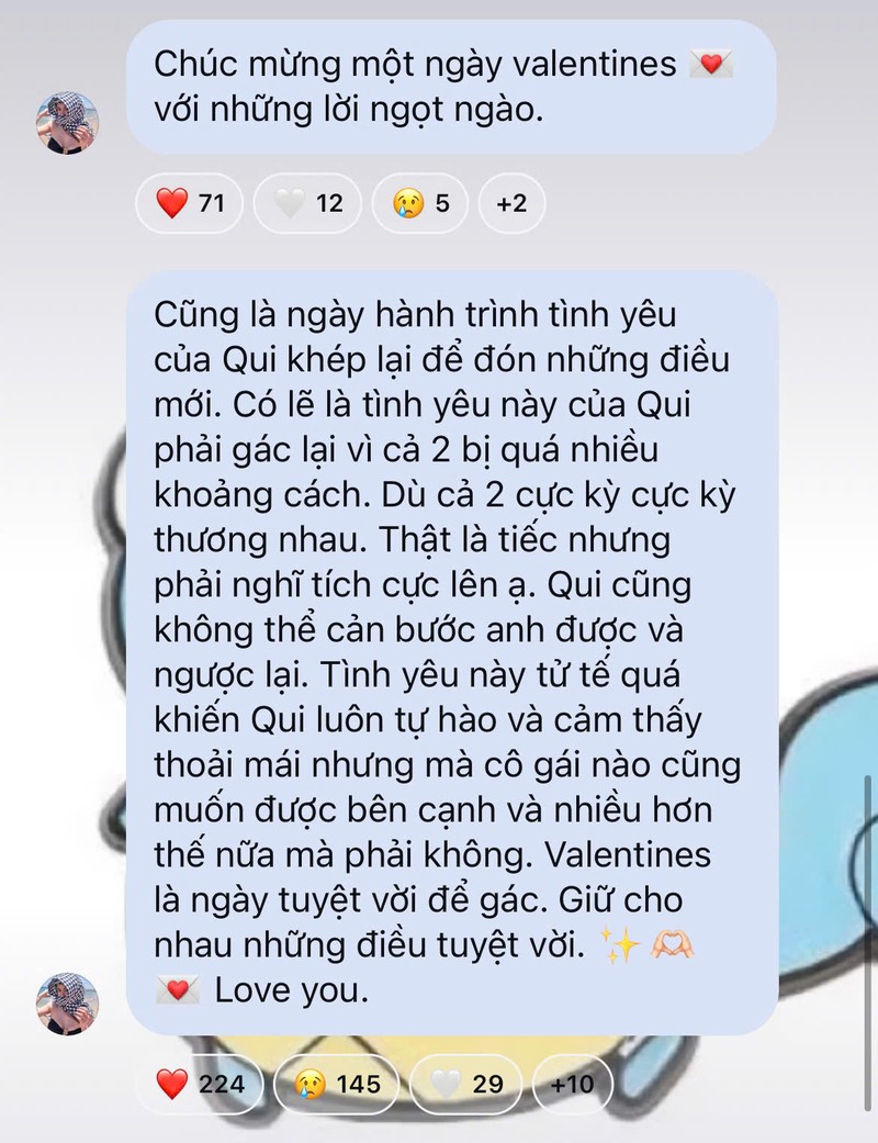 My nhan Dao Thien Duong len thong bao moi khien fan lo lang