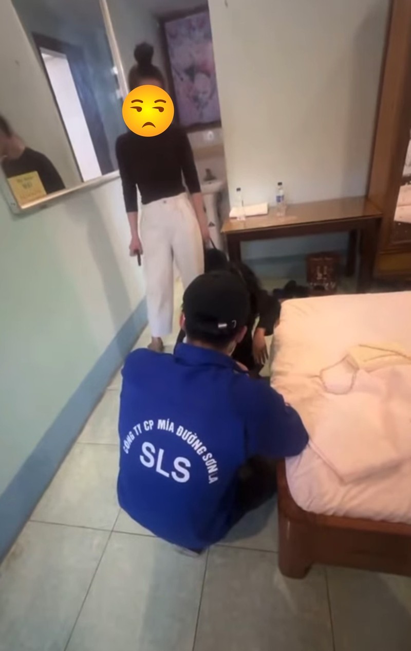 MXH xon xao video chong bat gap vo ngoai tinh trong nha nghi