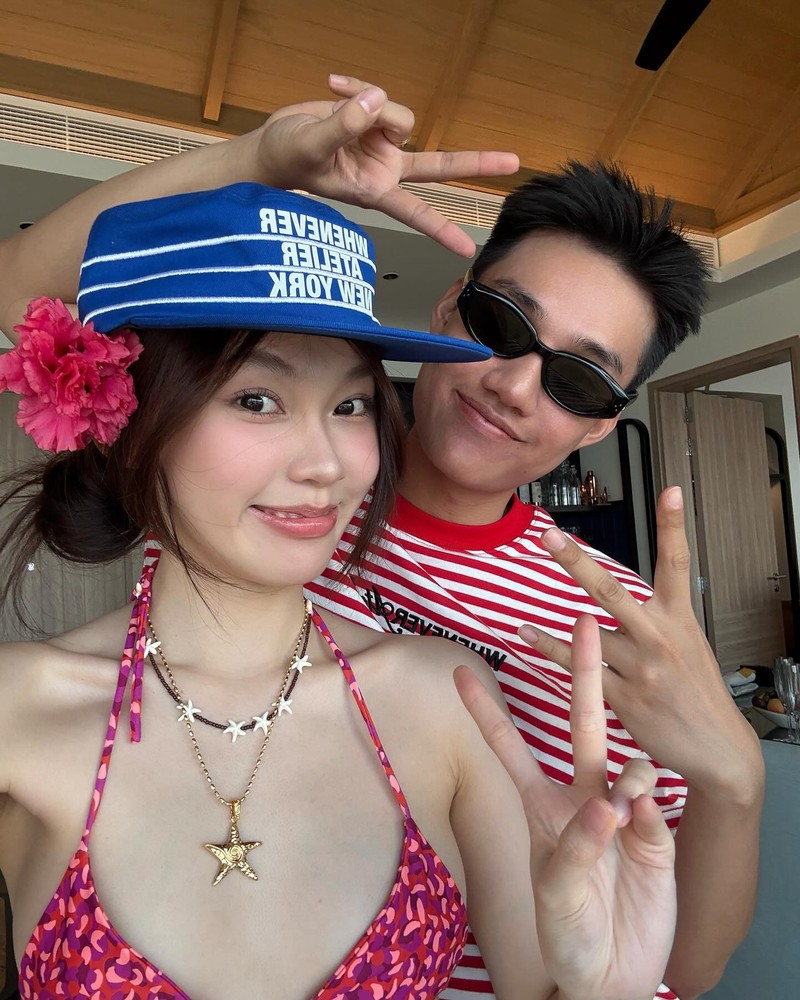 Hot girl Ly Pham dien bikini khoe dang ben chong phi cong ngot ngao-Hinh-7