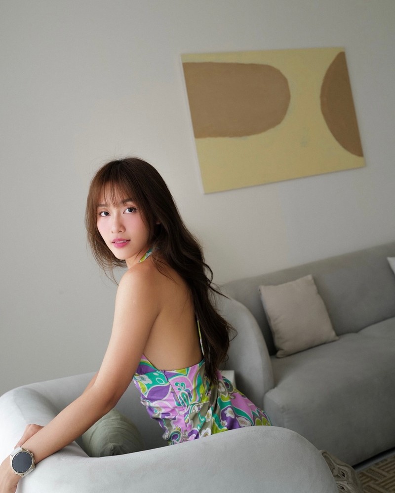 Kha Ngan dien vay cat xe sau khoe than hinh cuc pham-Hinh-5