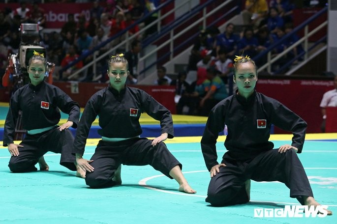 Ngam da nu Pencak Silat Viet Nam gianh HCB ASIAD