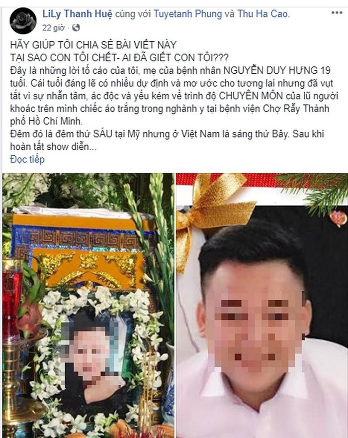 Nam thanh nien 19 tuoi tu vong, nguoi nha to bac si tac trach