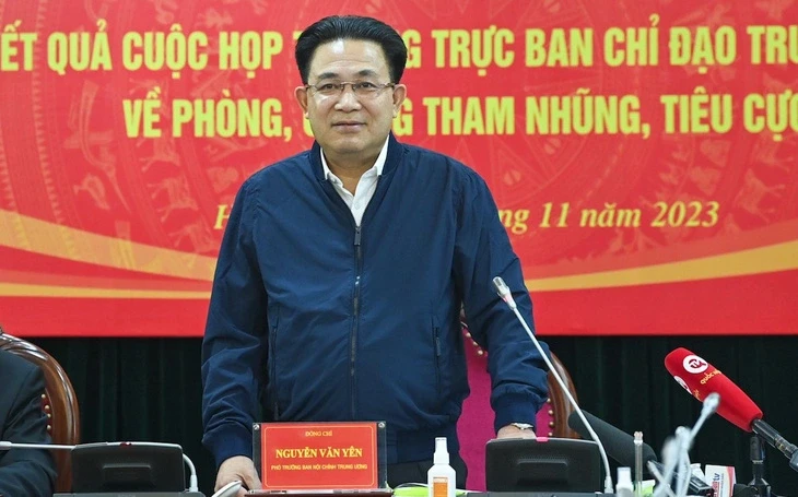 De nghi ky luat Pho Truong Ban Noi chinh Trung uong Nguyen Van Yen