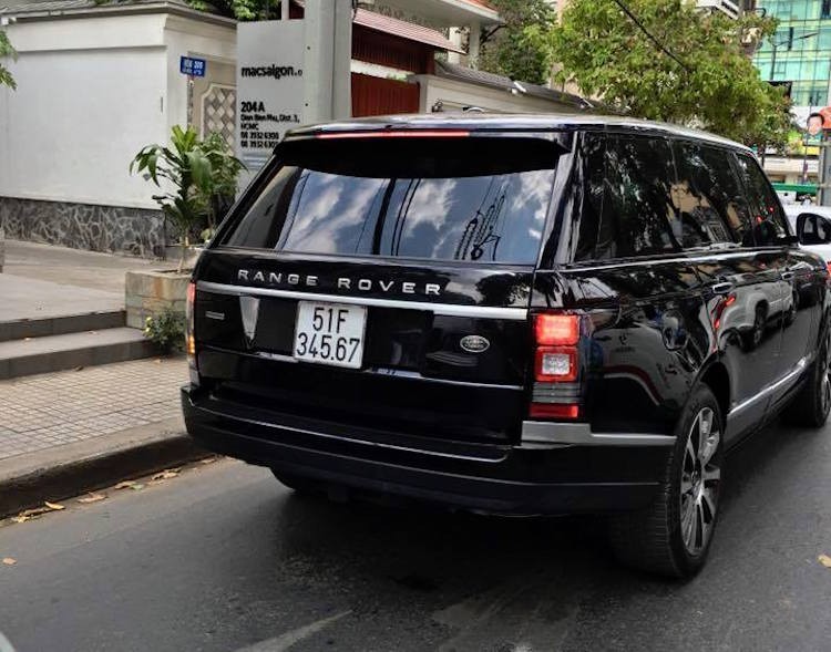 Ngam xe sang Range Rover 