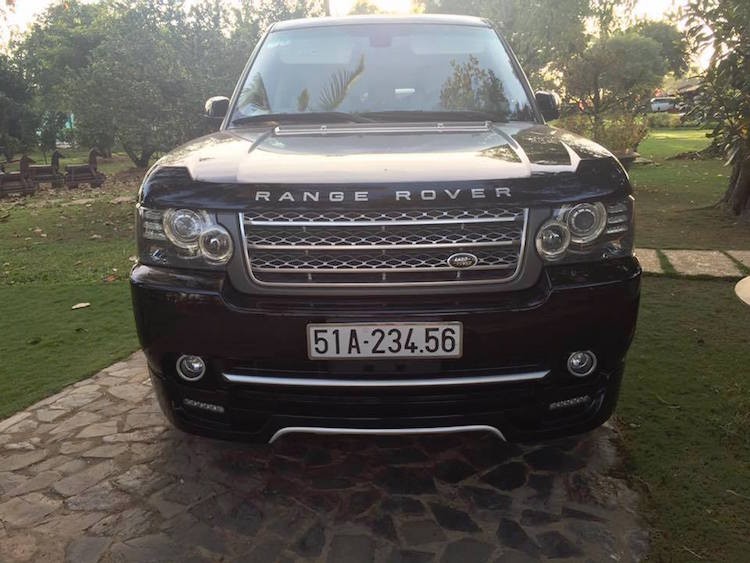 Ngam xe sang Range Rover 