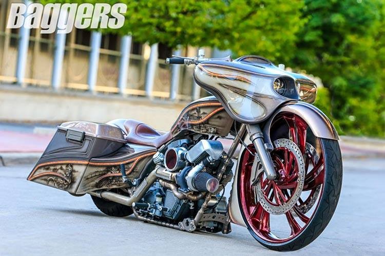 Harley-Davidson Street Glide do Bagger “sieu manh, sieu doc