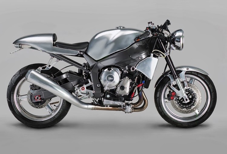 Sieu moto Yamaha R1 “hoa than” xe co cafe racer