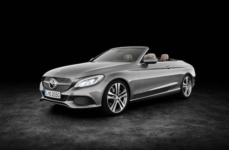 Mercedes ra mat xe mui tran gia re C-Class Convertible