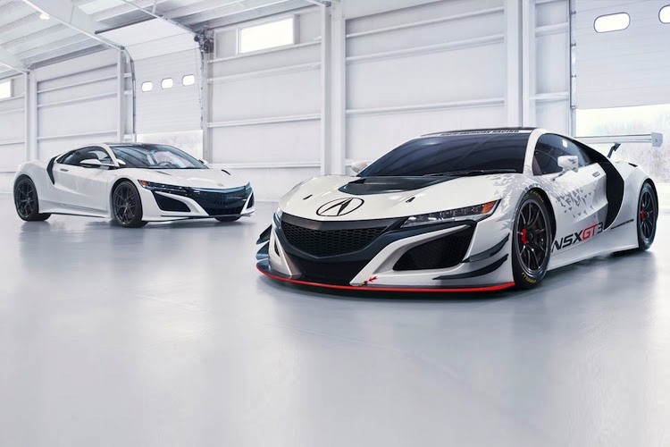 Sieu xe Acura NSX co ban dua GT3 cuc 