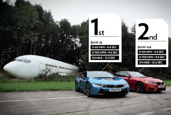 BMW i8 do suc M4, 