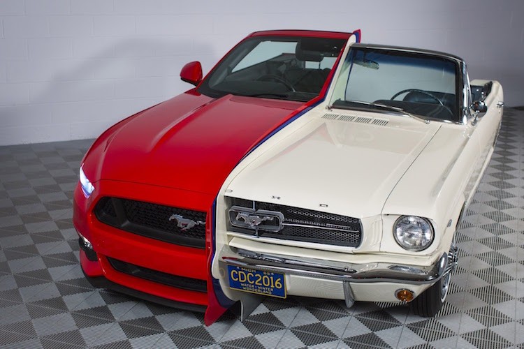 Ford “cua doi” Mustang 1965 va 2015 ghep thanh xe doc-Hinh-5