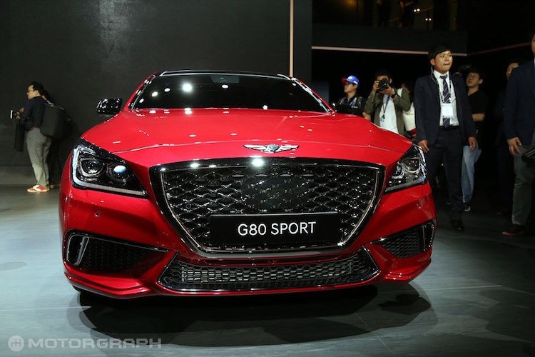 Hyundai Genesis G80 Sport dau tien tren The gioi-Hinh-2