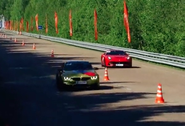 BMW M4 do cho sieu xe Ferrari F12Berlinetta “hit khoi“-Hinh-2