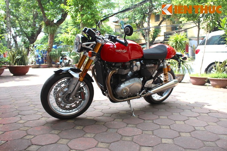 Can canh Triumph Thruxton R 2016 gia 665 trieu tai Ha Noi