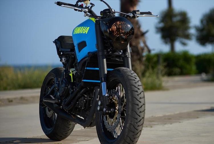 Xe no Yamaha XSR700 do “tap nham” nhat The gioi