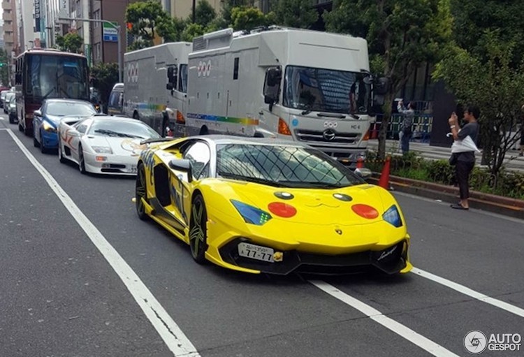 Sieu xe Lamborghini Aventador Pikachu 
