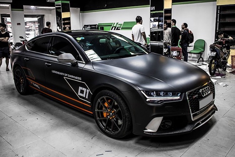 Xe sang Audi A7 “len doi” RS7 cuc chat tai Sai Gon