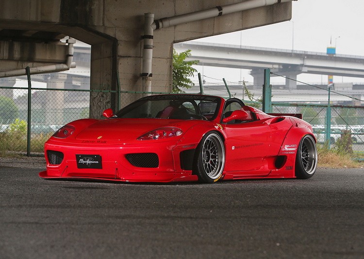 “Hang cu” Ferrari 360 Spyder lot xac voi widebody khung-Hinh-7