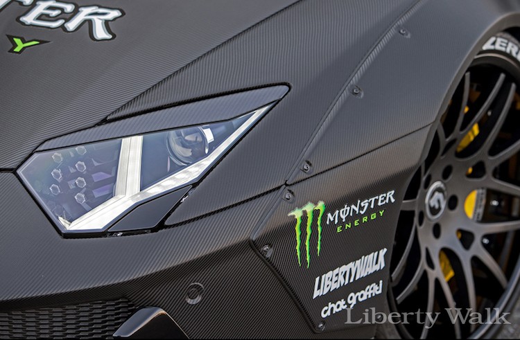 Lamborghini Aventador phong cach Monster Energy “sieu doc”-Hinh-4