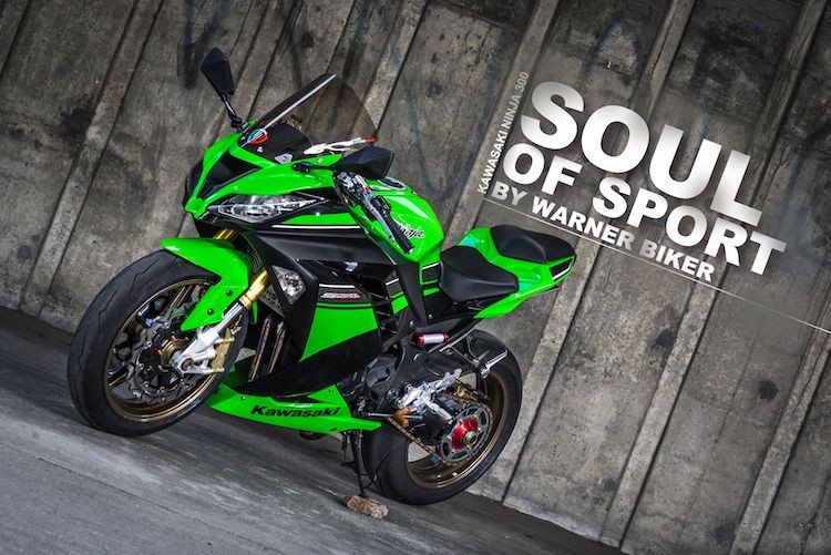 Sportbike Kawasaki Ninja 300 do superbike “sieu khung“