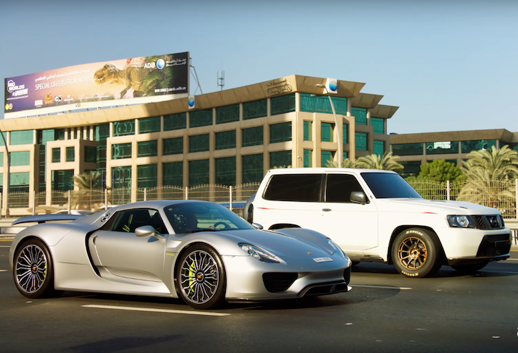 Nissan Patrol cho sieu xe Porsche 910 Spyder “ngui khoi“-Hinh-12