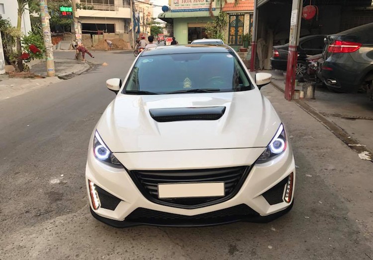 Tho Viet &quot;bien hinh&quot; Mazda3 gia re thanh sieu the thao-Hinh-2