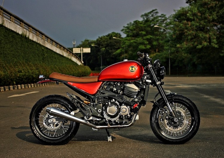 Dan choi “dap” Kawasaki Z800 thanh scrambler co dien-Hinh-7