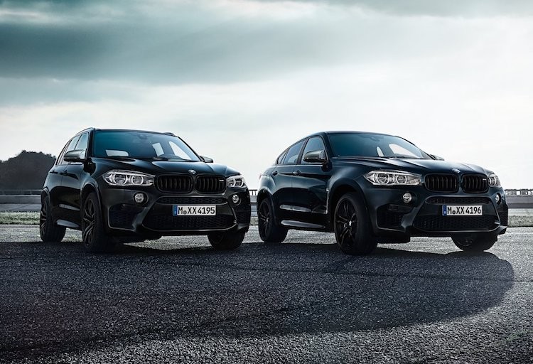 Chi tiet bo doi BMW X5M - X6M phien ban Black Fire