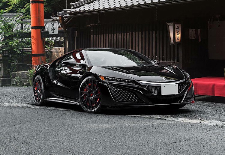 Sieu xe Acura NSX “sieu ngau” voi mam do Forgiato