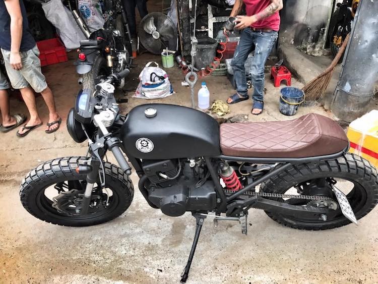 “Xe no Tau” Rebel USA CB125R do cafe racer sieu chat-Hinh-5