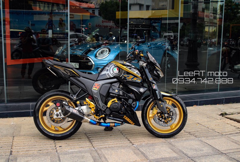 &quot;Xe no&quot; Yamaha FZ-S 150 do sieu moto cua dan choi Viet-Hinh-6