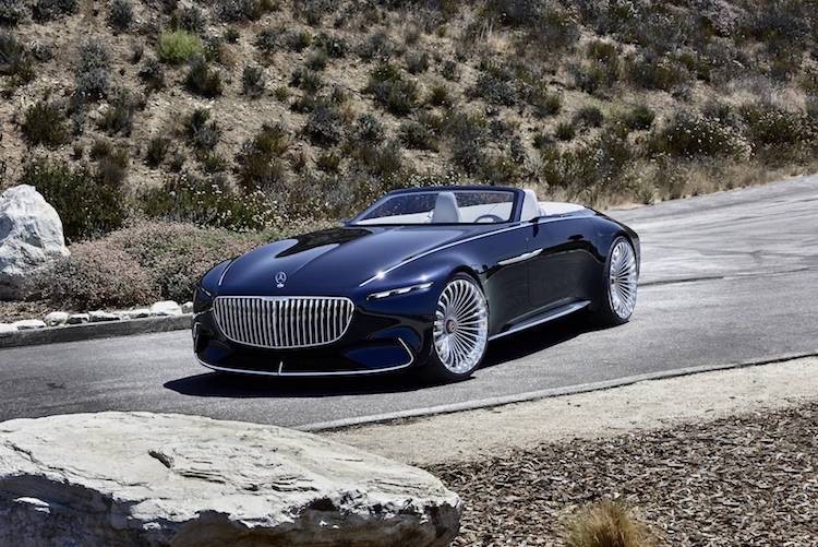 &quot;Noi soi&quot; sieu xe sang mui tran Vision Mercedes-Maybach 6 Cabriolet