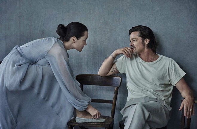 Brad Pitt và Angelina Jolie ngọt ngào trên bìa tạp chí 