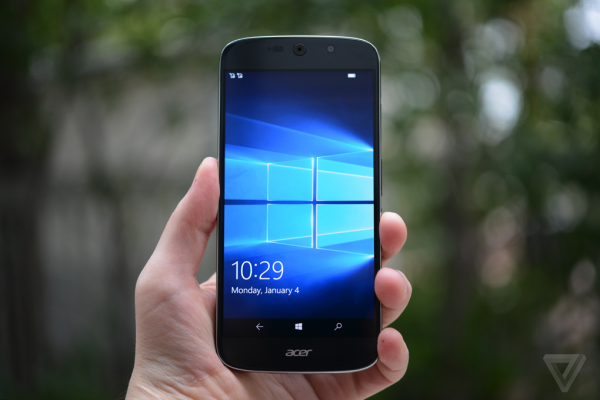 Ngam smartphone cao cap chay Windows 10 Acer vua ra mat-Hinh-4