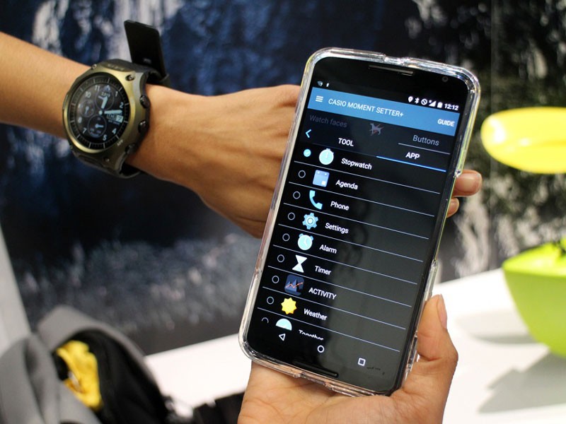 ĐỒNG HỒ CASIO PRO TREK WSD-F10-RG SmartWatch thông minh chạy Android Wear  2.0
