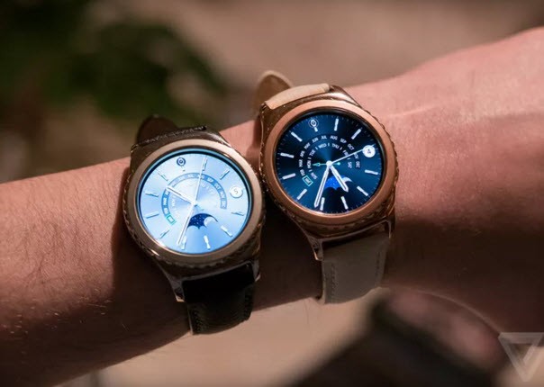 Ngam phien ban vang hong, bach kim cua Samsung Gear S2 Classic