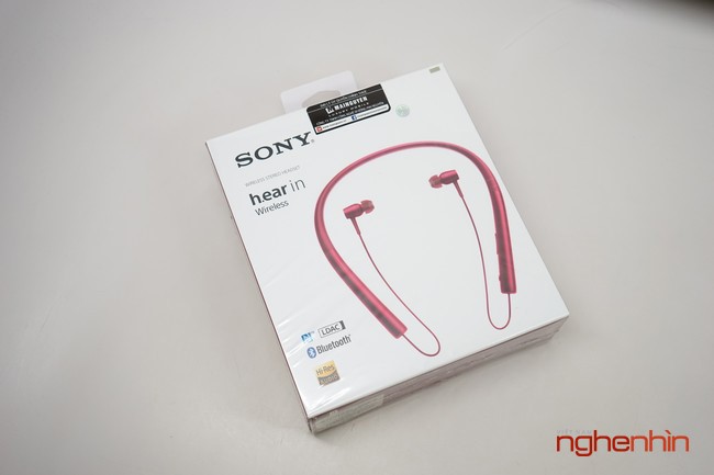 Mo hop tai nghe Sony MDR-EX750BT ho tro nghe nhac Hi-Res