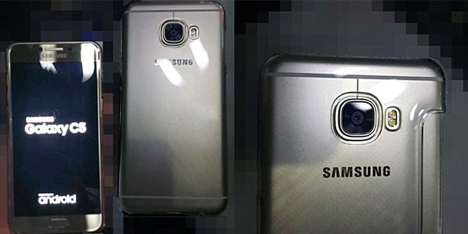 Dien thoai Samsung Galaxy C5 lan dau lo anh thuc te